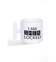 I Am Sherlocked The Woman Sherlock Baskılı T Kulplu Latte Fincan Kupa Bardak