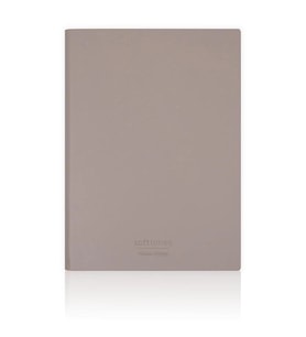 VICTORIA'S JOURNALS 1006 SOFTTONS ESNEK KAPAK A6 80gr. 96YP. KREM ÇİZGİLİ DEFTER PASTEL KAHVERENGİ