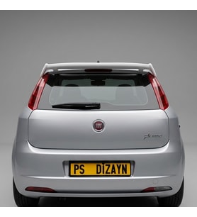 Fiat Punto Üniversal Spoiler BOYASIZ (Plastik)