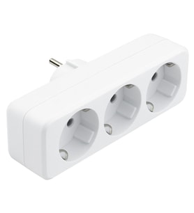 DE-PA DPA-10011 Üçlü Golyat Düz Fiş Priz 250V 16A 3500W