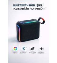 RGB Led Bluetooth Hoparlör Taşınabilir Bluetooth Speaker Güçlü Ses Performansı