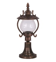 AVONNI BSU-68205-BKR-K Kahverengi Boyalı Dış Mekan Aydınlatma E27 ABS Akrilik Cam 25cm