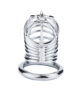 Bonilove Metal Chastity Cage Fetiş Kilitli Penis Kafesi