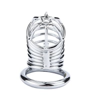 Bonilove Metal Chastity Cage Fetiş Kilitli Penis Kafesi