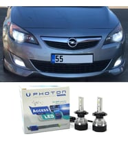 Opel Astra J Led Xenon Kısa Far Ampulü H7 Access Yeni Seri Beyaz 2009+