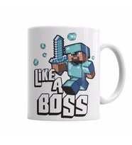 Minecraft Like a Boss Kupa Bardak Porselen