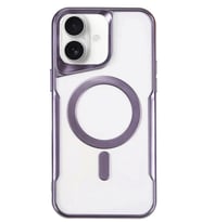 Newface Apple iPhone 16 Kılıf Boyi Magsafe Silikon Kapak - Derin Mor