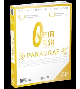 ÜçDörtBeş Yayınları 2025 Paragraf Sıfır Risk