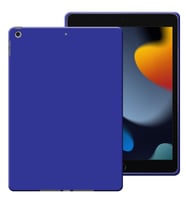 Apple iPad 7 / 8 / 9 Nesil 10,2 inç Uyumlu Rubber Yıkanabilir Silikon Kılıf (Mavi)