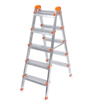 ÇİFT ÇIKIŞLI METAL MERDİVEN 5 BASAMAK