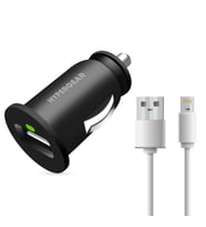 Hypergear 2.1A 2X Hızlı Araç Şarj Aleti Set İphone Uyumlu Lightning Kablo Siyah
