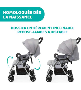 Ohlala 3 Stroller Bebek Arabası (Grey Mist)
