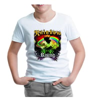 Rainbow - Rising Beyaz Çocuk Tshirt