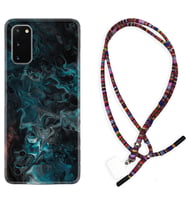 Samsung A02S A03S A10 A12 A13 A21S A22 Kılıf Boyun Asklı Rasta Silikon Colorful Abstract 1384