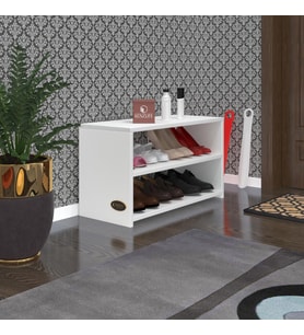 Kenzlife ayakkabılık goya byz 040*70*30 arkalıksız ayakkabı ofis dolabı