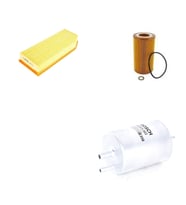 Bosch Filtre Bakım Seti Mercedes E240 CDI W210 2000-2002 Dizel Hava + Yağ f. + Yakıt Filtre Bosch