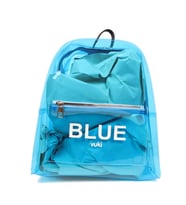 KH-ŞEFFAF SIRT ÇANTASI MAVİ BLUE
