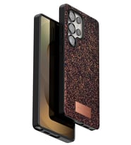 Galaxy S25 Bright Simli Kapak - Derin Mor