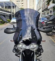 MOTOCAM Moto Guzzi V85 Ön Cam 2019-2023 Model 58cm Siyah Renkli 4mm