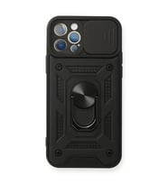İphone 12 Pars Lens Yüzüklü - Siyah