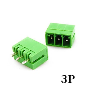 Geçmeli Klemens 3 Pin 3.81mm Erkek 180 Derece