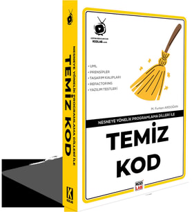 KODLAB YAYIN TEMİZ KOD (Siyah - Beyaz)