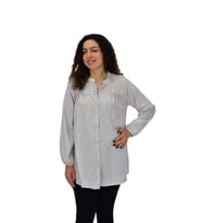 Kadın Kol Lastikli Bluz BGL-ST04645 (Gri)