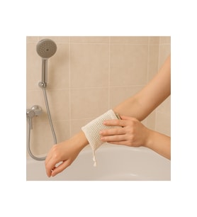 File Duş Lifi Banyo Sabun Kesesi Yumuşak Pamuklu File 5'li Set