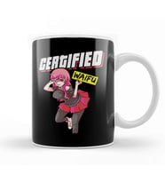 Certified Waifu Anime Girl Japanese Manga Senpai Kupa Bardak Porselen
