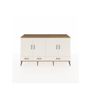 Kronos Konsol 6 Raflı 3 Çekmeceli 4 Kapaklı 176x59x99 Çam-Aytaşı