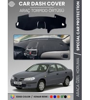 NİSSAN ALMERA KAPAKLI (2000-2006) Torpido Örtüsü Premium Torpido Koruma Araca Özel UV Koruma