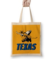 Texas Vintage Retro Bez Çanta Uzun Saplı