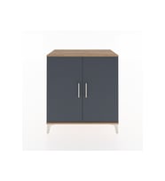 Hyperion Şifonyer 2 Kapaklı 88x44x96 Çam-Antrasit