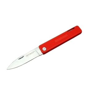 Remixon K200red Kamp / Bahçe Çakı Kırmızı 18 Cm - Manuel, Plastik Sap