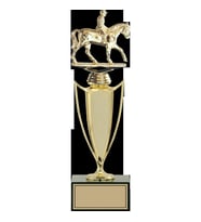 ODAK KUPA - Figürlü Kupalar - At / Binici Figürlü Kupalar FG-039 A - 34 cm