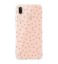 Huawei P20 Lite Uyumlu Baskılı Yumuşak Silikon Şeffaf Telefon Kılıfı