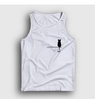 Presmono Unisex Beyaz Cat On The Wall Kedi Atlet 287888tt (Beyaz)