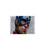 Ghostbastır Design Kaptan Amerika 99 Parça Ayaklı Puzzle – Dekoratif Çocuk Yapbozu 028