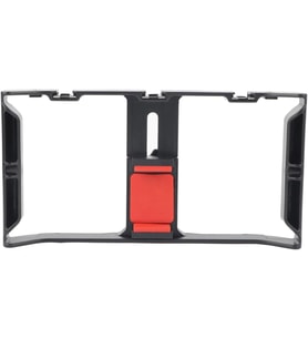 AX-PC3 Telefon Cage Rig Çoklu Hot Shoe ve 1/4” Vida Bağlantılı Vlog, Video ve Canlı Yayın Telefon Kafesi