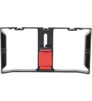 AX-PC3 Telefon Cage Rig Çoklu Hot Shoe ve 1/4” Vida Bağlantılı Vlog, Video ve Canlı Yayın Telefon Kafesi