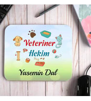 Veteriner Hekime Hediye İsimli Mouse Pad (STD)