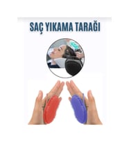 Saç Yıkama ve Masaj Tarağı 9x7 cm – Rahatlatıcı ve Pratik Kullanım 2 li mavi renk