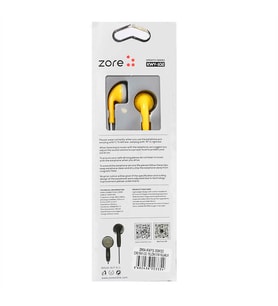 Zore KWY 102 Stereo Kulaklık (Sarı)