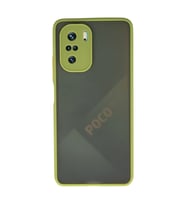 Xiaomi Poco F3 Kılıf Montreal Silikon Kapak - Açık Yeşil