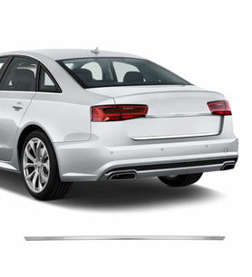 Audi A6 Krom Bagaj Alt Çıta 2018 Ve Üzeri Paslanmaz Çelik