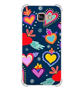 PrintiFy Samsung Galaxy A72 Uyumlu Retro Color 3 Baskılı Şeffaf Köşe Korumalı Antişok Kılıf