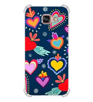 PrintiFy Samsung Galaxy A72 Uyumlu Retro Color 3 Baskılı Şeffaf Köşe Korumalı Antişok Kılıf