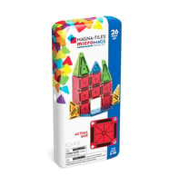 MAGNA-TILES Travel Seyahat Seti Manyetik Bloklar 26 Parçalı microMAGS Taşınabilir Geometrik Yapım Se