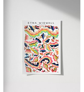 Çerçevesiz Poster Etna Wiswall Kolka (Çok Renkli)