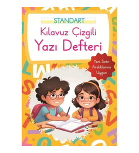 Kılavuz Çizgili Yazı Defteri Küçük Boy - Turuncu